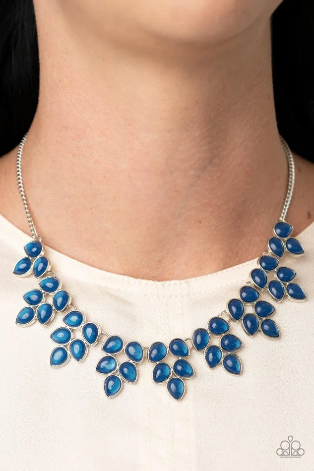 Paparazzi Accessories Hidden Eden Blue Necklace Jewelry By Bretta Necklaces