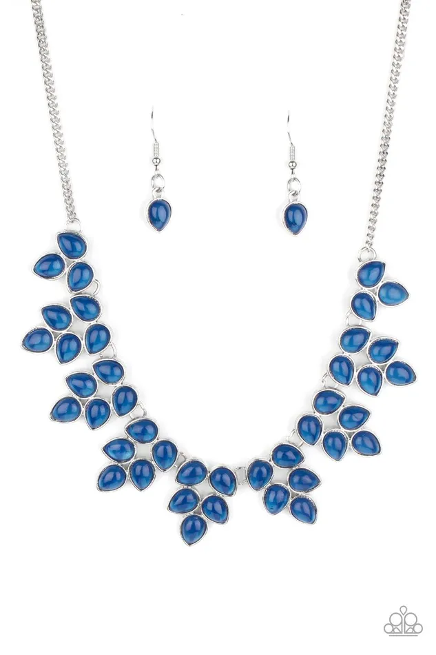 Paparazzi Accessories Hidden Eden Blue Necklace Jewelry By Bretta Necklaces