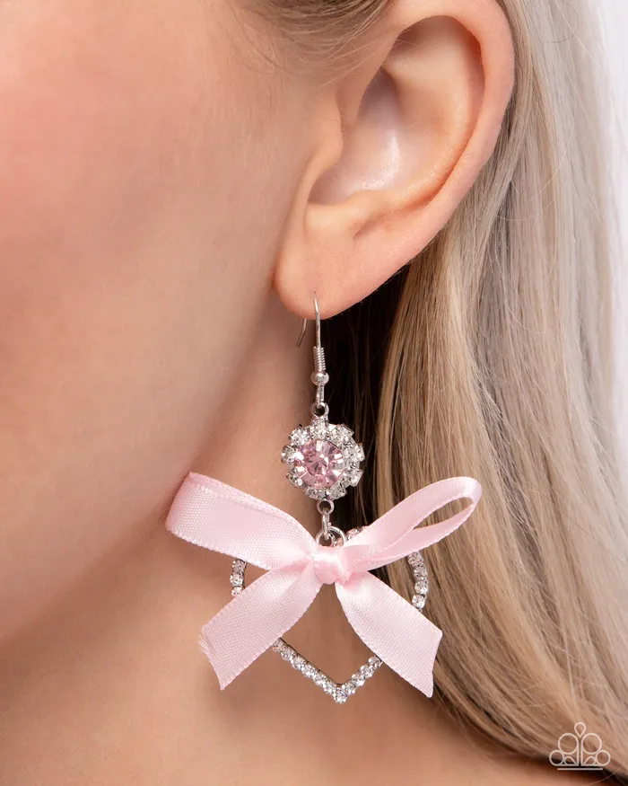 Paparazzi Accessories Kawaii Keepsake Pink Earrings Jewelry by Bretta Earrings