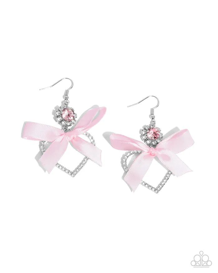 Paparazzi Accessories Kawaii Keepsake Pink Earrings Jewelry by Bretta Earrings