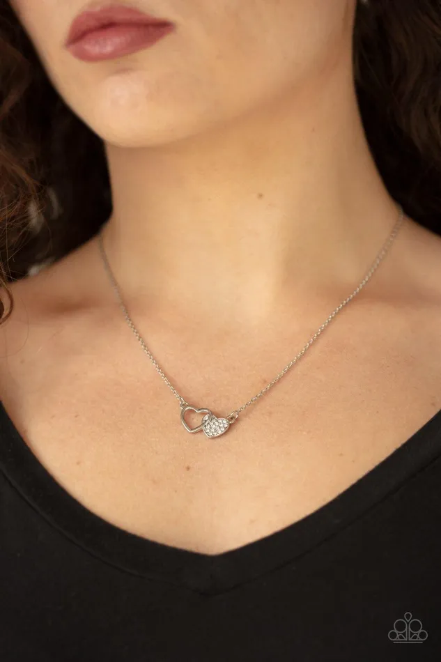 Paparazzi Accessories Necklaces Charming Couple White Necklace Jewelry By Bretta Paparazzi Accessories Necklaces Charming Couple White Necklace Jewelry By Bretta