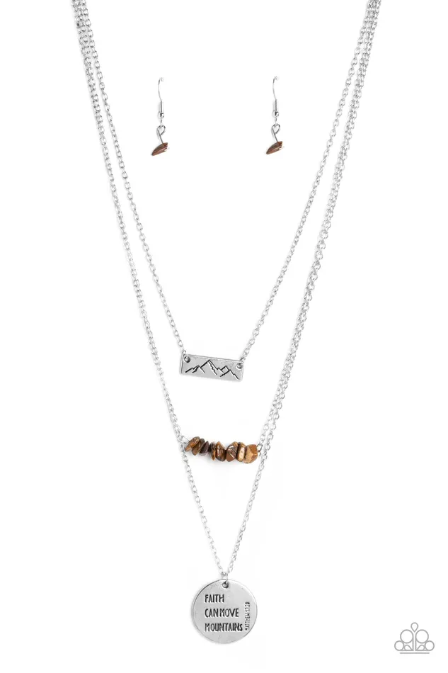 Paparazzi Accessories Necklaces Miracle Mountains Brown Necklace Jewelry by Bretta