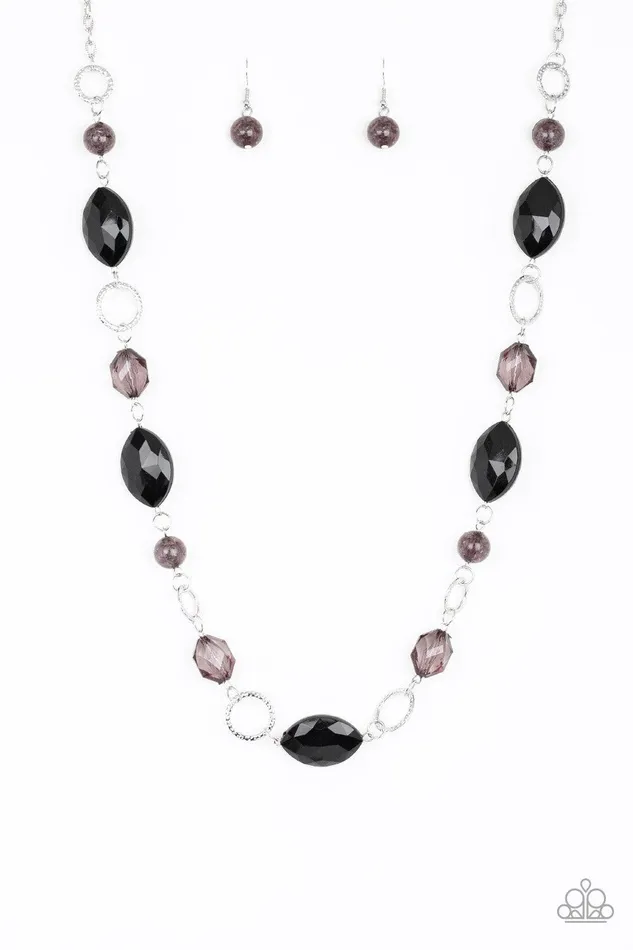 Paparazzi Accessories Necklaces Shimmer Simmer Black Necklace Jewelry by Bretta