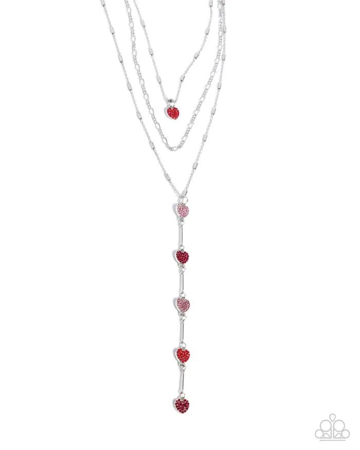 Paparazzi Accessories Necklaces Valiant Valentine Red Necklace Jewelry by Bretta