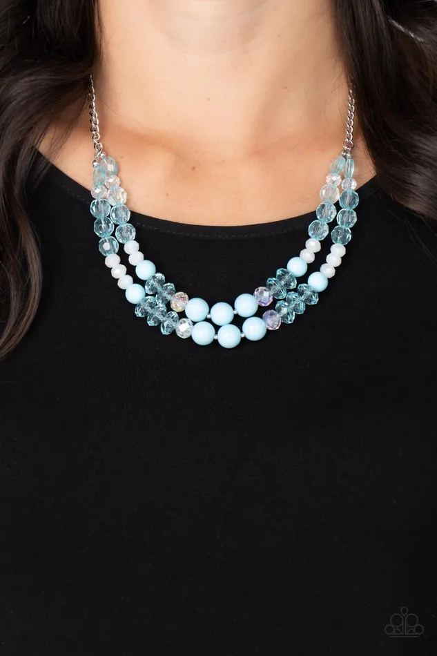 VeraCRUZIN Blue Necklace Jewelry by Bretta Paparazzi Accessories Necklaces