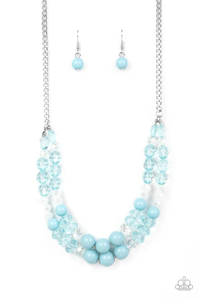 VeraCRUZIN Blue Necklace Jewelry by Bretta Paparazzi Accessories Necklaces