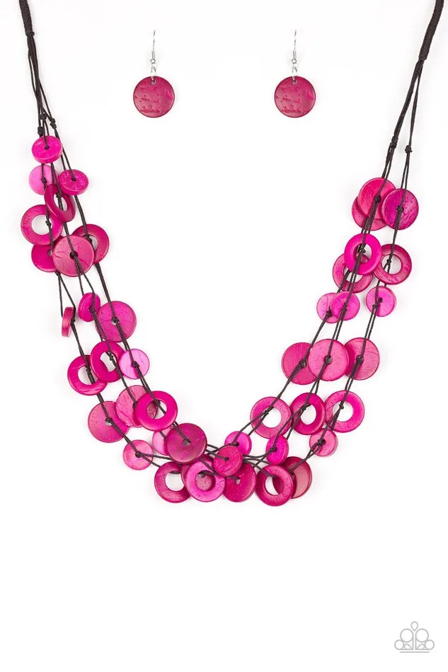 Wonderfully Walla Walla Pink Necklace Jewelry by Bretta Paparazzi Accessories Necklaces