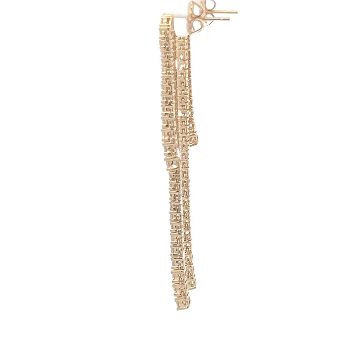 YaninaCo Jewelry Earrings Tennis Diamond Earrings