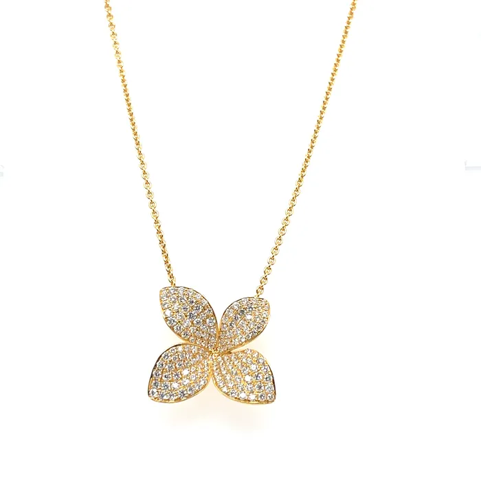 YaninaCo Jewelry Necklaces Lily Diamond Necklace