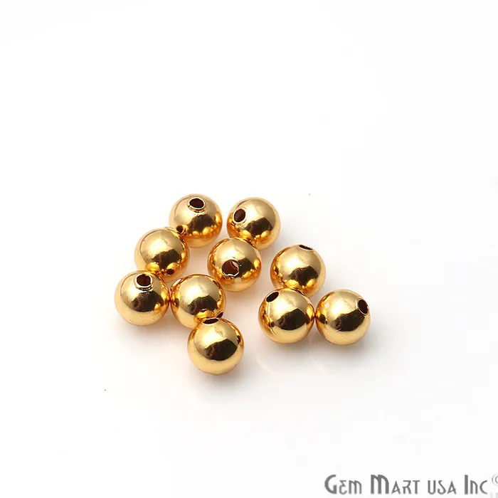 5pc Lot Bead Finding 6mm Round Ball Jewelry Making Charm Pick Your Plating GemMartUSA Charm Necklaces 5pc Lot Bead Finding 6mm Round Ball Jewelry Making Charm Pick Your Plating GemMartUSA Charm Necklaces