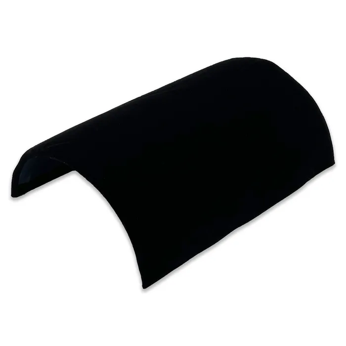 8 x 4 78 Half Moon Black Velvet BraceletWatch Display Ramp Hollow JPI Display Bracelets 8 x 4 78 Half Moon Black Velvet BraceletWatch Display Ramp Hollow JPI Display Bracelets