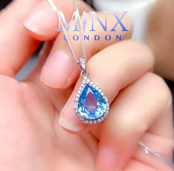 Aquamarine Diamond Necklace Womens Aquamarine Necklace Teardrop Necklace Blue Diamond Pendant Pear Diamond Pendant Teardrop Pendant Minx London Necklaces Aquamarine Diamond Necklace Womens Aquamarine Necklace Teardrop Necklace Blue Diamond Pendant Pear Diamond Pendant Teardrop Pendant Minx London Necklaces
