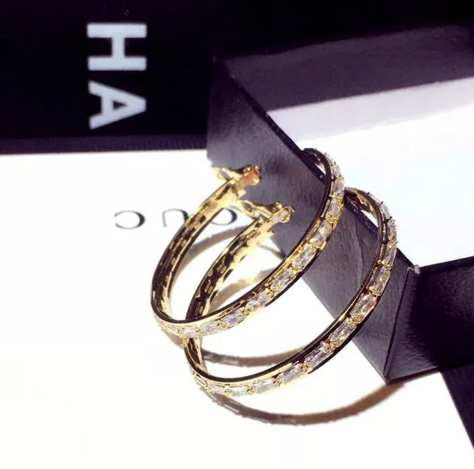 Diamond Hoop Earrings Hoop Earrings Womens Big Diamond Earrings Silver Hoop Earrings with Diamonds Womens Hoop Earrings Earrings Minx London Earrings
