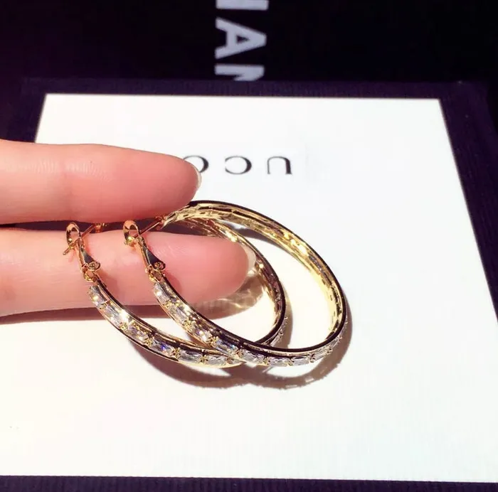 Diamond Hoop Earrings Hoop Earrings Womens Big Diamond Earrings Silver Hoop Earrings with Diamonds Womens Hoop Earrings Earrings Minx London Earrings