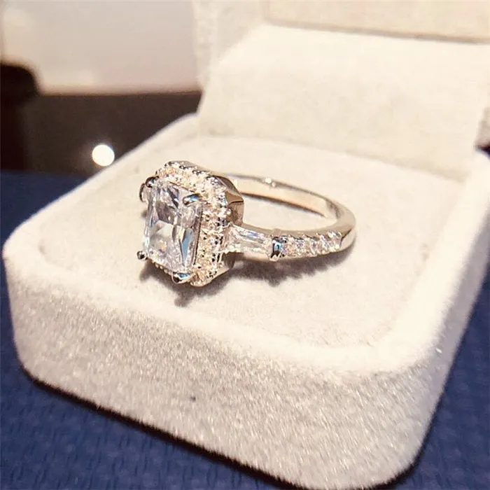 Diamond Ring Womens Engagement Ring Engagement Rings Womens Rings Emerald Engagement Ring Womens Emerald Rings Baguette Ring Minx London Rings