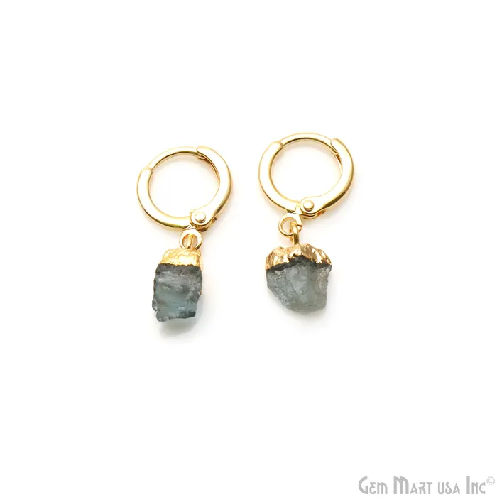 Earrings GemMartUSA Organic 24x11mm Gold Plated Lever Back Hook Earrings Earrings GemMartUSA Organic 24x11mm Gold Plated Lever Back Hook Earrings