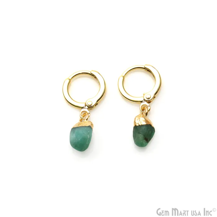 Earrings GemMartUSA Organic 24x11mm Gold Plated Lever Back Hook Earrings Earrings GemMartUSA Organic 24x11mm Gold Plated Lever Back Hook Earrings