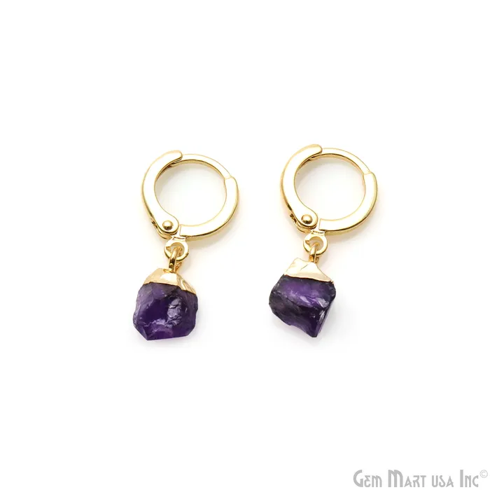 Earrings GemMartUSA Organic 24x11mm Gold Plated Lever Back Hook Earrings Earrings GemMartUSA Organic 24x11mm Gold Plated Lever Back Hook Earrings