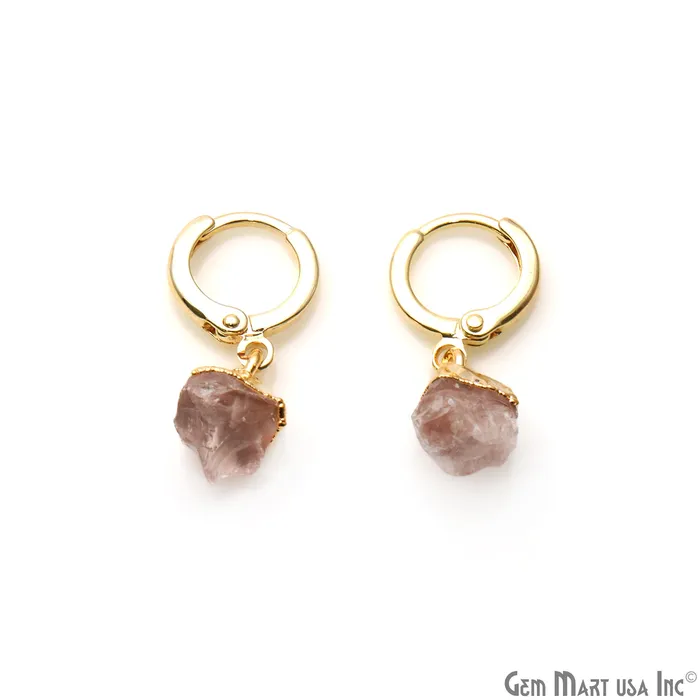 Earrings GemMartUSA Organic 24x11mm Gold Plated Lever Back Hook Earrings Earrings GemMartUSA Organic 24x11mm Gold Plated Lever Back Hook Earrings