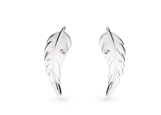 Earrings Kit Heath Sterling Silver Rhodium Plated Feather Wisp Stud Earrings SI7881 Kit Heath Earrings Kit Heath Sterling Silver Rhodium Plated Feather Wisp Stud Earrings SI7881 Kit Heath