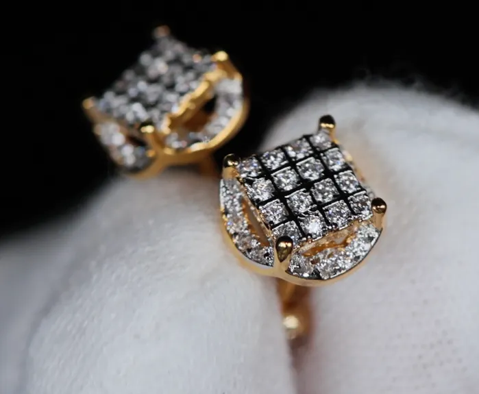 Earrings Lab Diamonds London Mens Gold Diamond Ear Studs Womens Ear Studs Iced Out Ear Studs