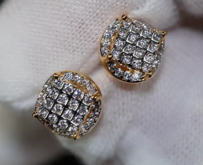 Earrings Lab Diamonds London Mens Gold Diamond Ear Studs Womens Ear Studs Iced Out Ear Studs