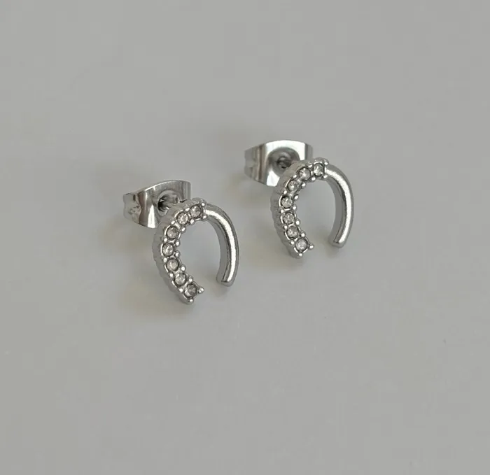 Earrings Mai Dsire SILVER HORSESHOE STUD EARRINGS SAMPLE
