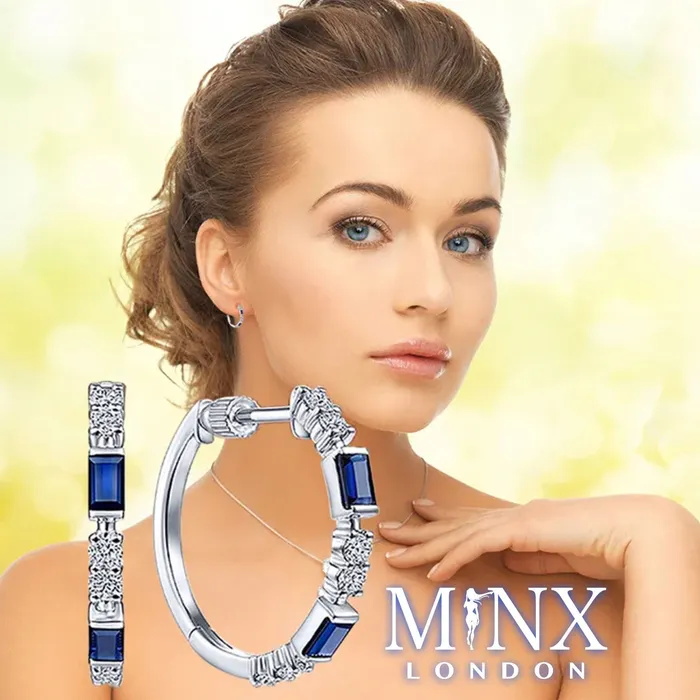Earrings Minx London Blue Diamond Hoop Earrings Blue Diamond Earrings Sapphire Earrings Hoop Earrings Sapphire Blue Earrings Womens Diamond Earrings Earrings Minx London Blue Diamond Hoop Earrings Blue Diamond Earrings Sapphire Earrings Hoop Earrings Sapphire Blue Earrings Womens Diamond Earrings