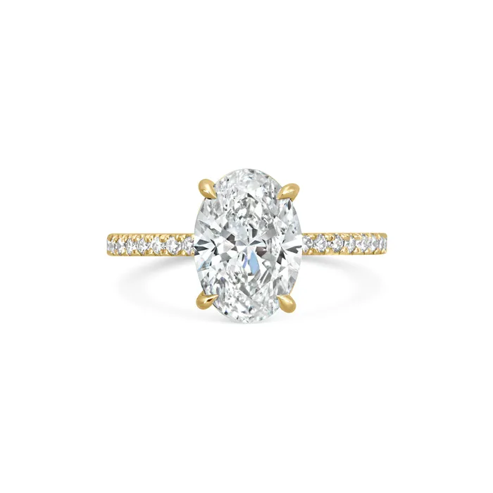 Engagement Rings BELLA yellow gold PreStyled Sets