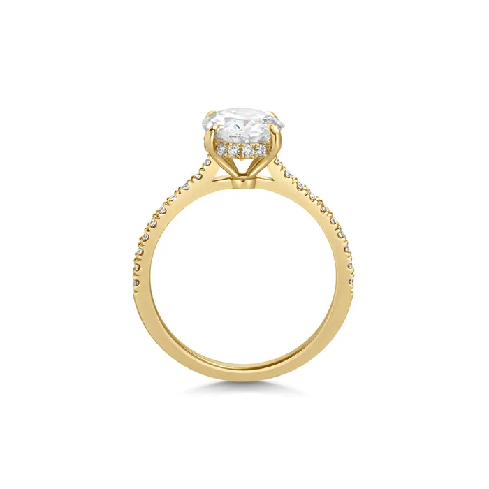 Engagement Rings BELLA yellow gold PreStyled Sets