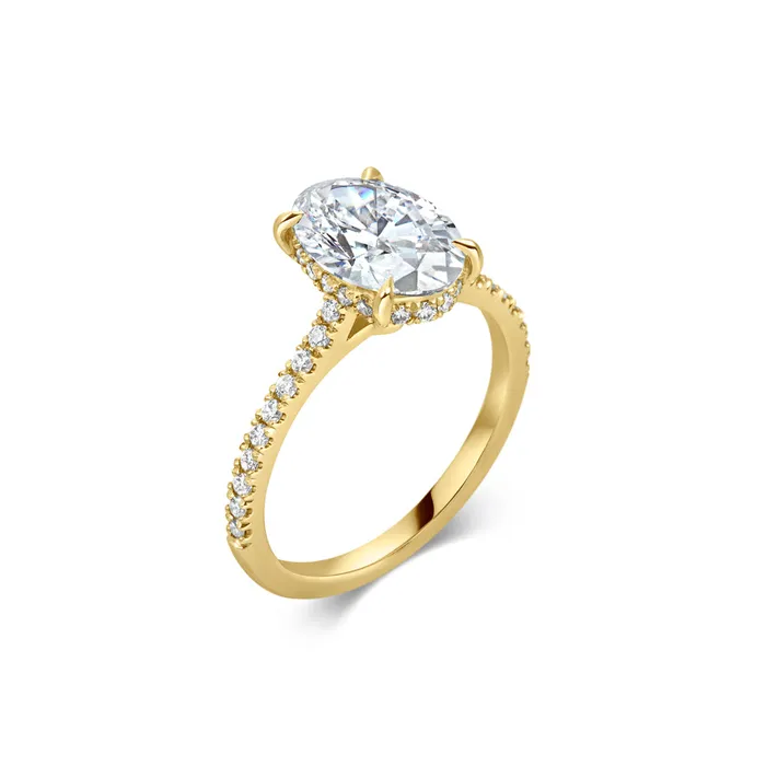 Engagement Rings BELLA yellow gold PreStyled Sets