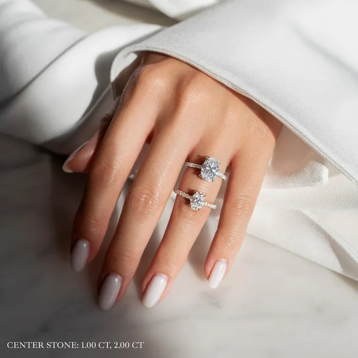 Engagement Rings BELLA yellow gold PreStyled Sets