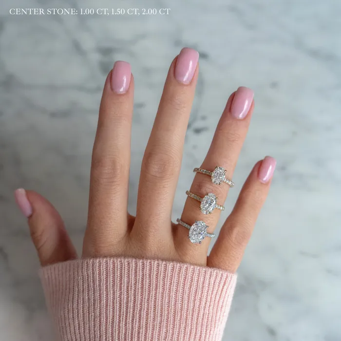 Engagement Rings BELLA yellow gold PreStyled Sets