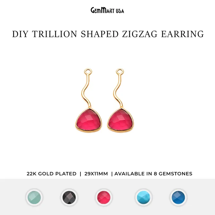 GemMartUSA Earrings DIY Gemstone 29x11mm Long Dangle Drop Chandelier Earring Connector 1 Pair GemMartUSA Earrings DIY Gemstone 29x11mm Long Dangle Drop Chandelier Earring Connector 1 Pair