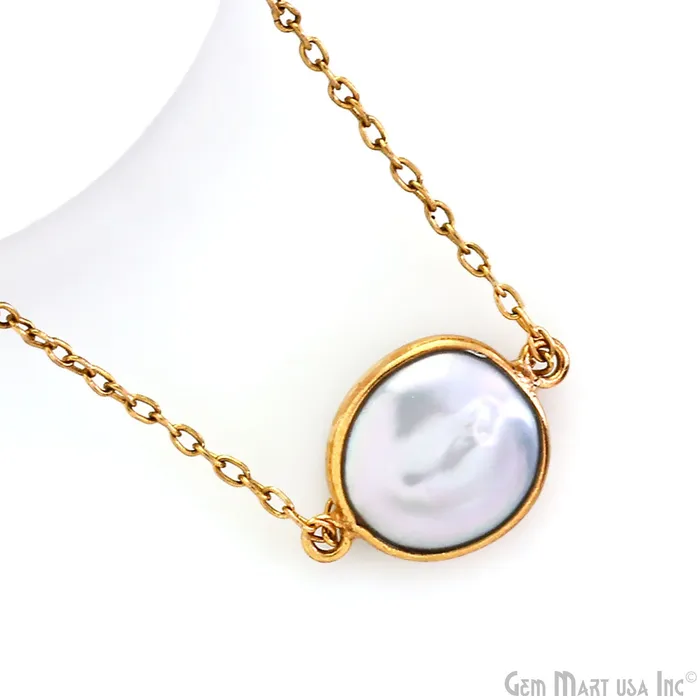 GemMartUSA Rings Round 12mm Double Bail Gold Bezel Gemstone Connector GemMartUSA Rings Round 12mm Double Bail Gold Bezel Gemstone Connector