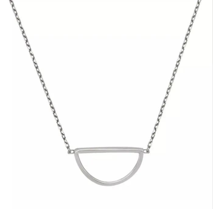 Half Circle Necklace acemijewelry Necklaces