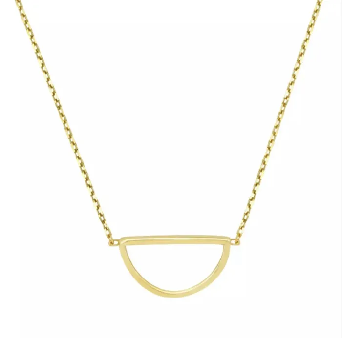 Half Circle Necklace acemijewelry Necklaces