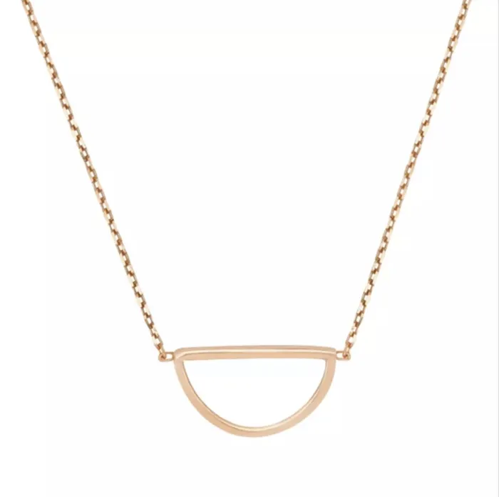 Half Circle Necklace acemijewelry Necklaces