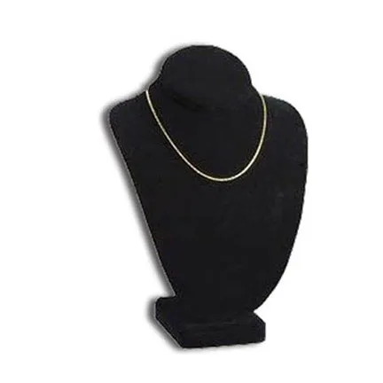 JPIDisplay Necklaces 11H Black Velvet Necklace Bust Display