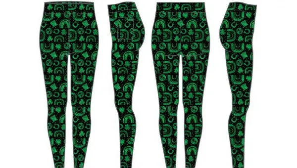 Julia Rose St Patricks Day LUCKY CHARM Leggings Julia Rose Charm Necklaces Julia Rose St Patricks Day LUCKY CHARM Leggings Julia Rose Charm Necklaces