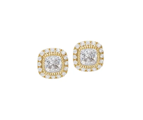 Kelly Waters Earrings Kelly Waters Gold Vermeil Micropave Simulated Diamond Stud Earrings SI3337 Kelly Waters Earrings Kelly Waters Gold Vermeil Micropave Simulated Diamond Stud Earrings SI3337