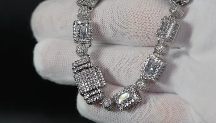 Lab Diamonds London Iced Out Chain Diamond Necklace Tennis Chain Tennis Necklace Mens Tennis Chain Womens Tennis Chain Diamond Tennis Chain Necklaces