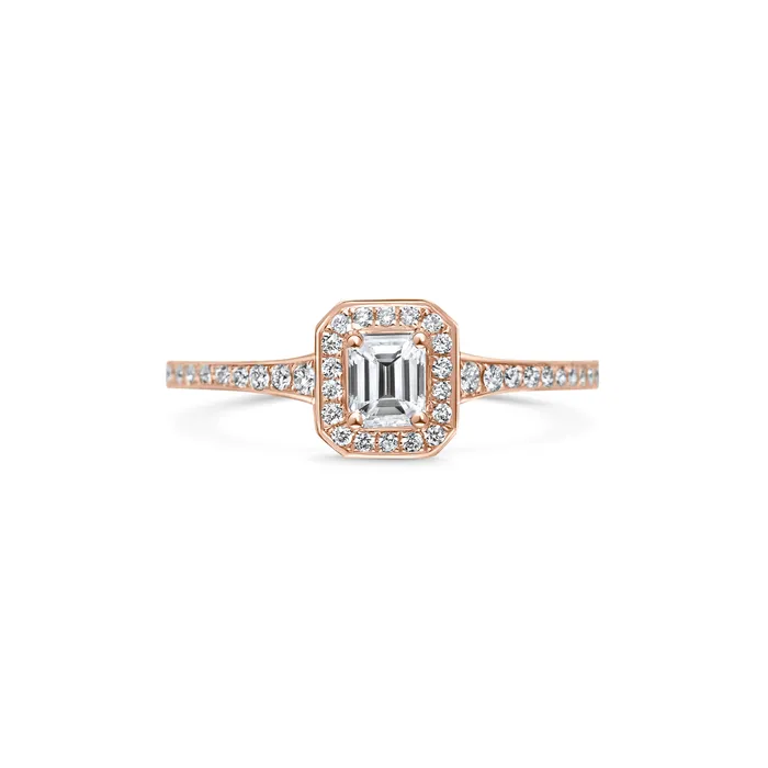 MAXIME rose gold Ring Earrings