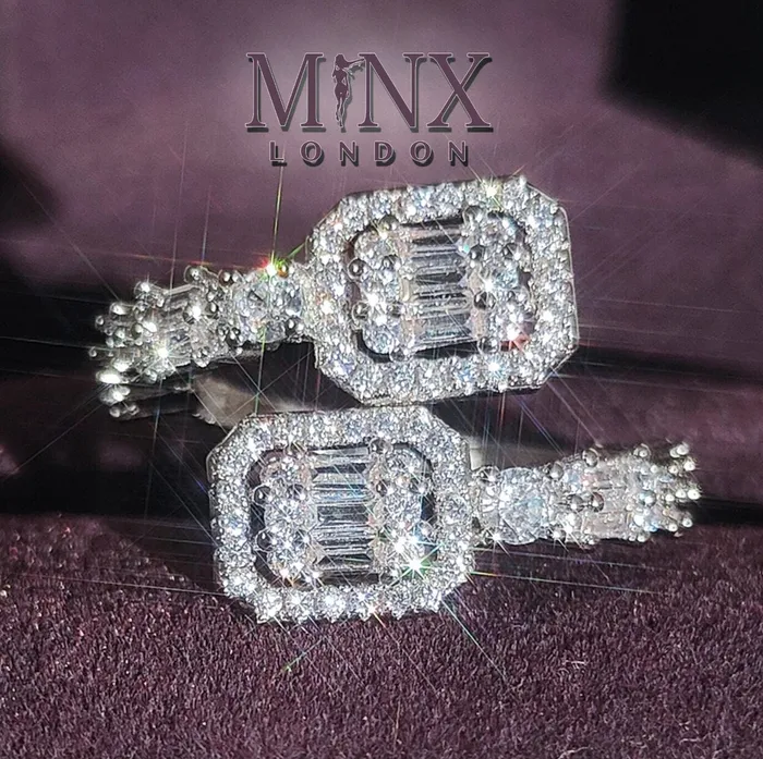Minx London Rings Baguette Ring Womens Statement Ring Womens Diamond Ring Diamond Ring fashion rings friendship Ring Womens Baguette Rings