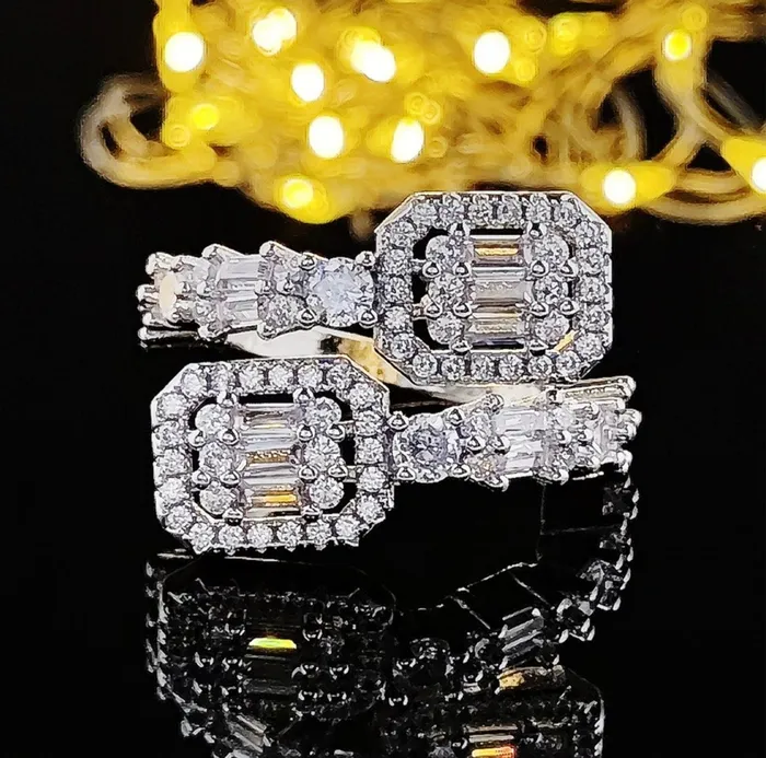 Minx London Rings Baguette Ring Womens Statement Ring Womens Diamond Ring Diamond Ring fashion rings friendship Ring Womens Baguette Rings