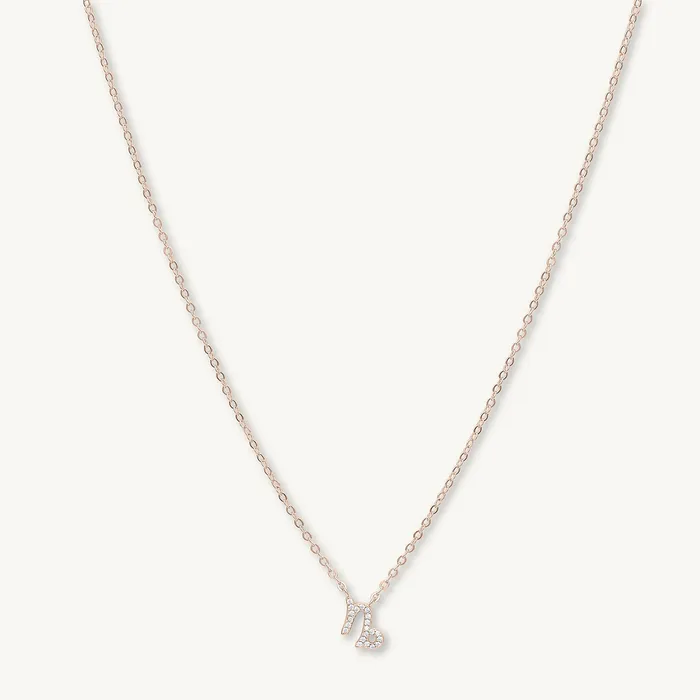 Necklaces Camile Stone Capricorn Sapphire Charm Zodiac Star Sign Necklace