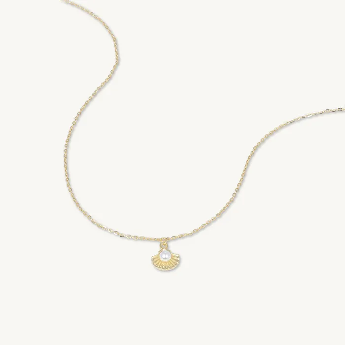 Necklaces Camile Stone Shell Pearl Necklace