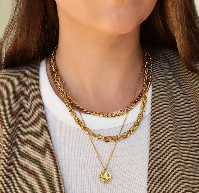 Necklaces Mai Dsire DESIREE CITRINE BIRTHSTONE PENDANT NOVEMBER