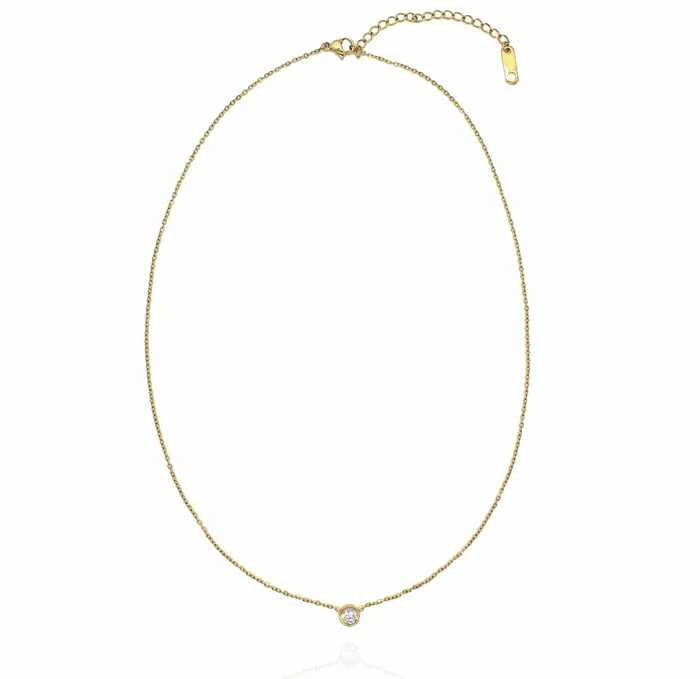 Necklaces Mai Dsire GRACE DAINTY CZ DIAMOND NECKLACE