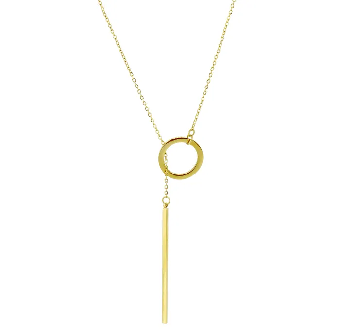 Necklaces Mai Dsire LANA LARIAT BAR CHAIN NECKLACE SAMPLE